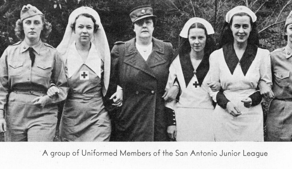 The Leagues offer their expertise in volunteer services to the war effort